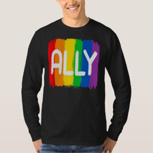 Lgbtq Ally for Gay pride Manar Kvinnor Barn 1 T Shirt