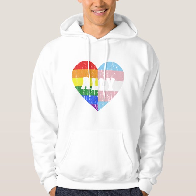 Lgbtq Ally Gay pride Children Lesbisk Trans Lgbt H Hoodie (Framsida)