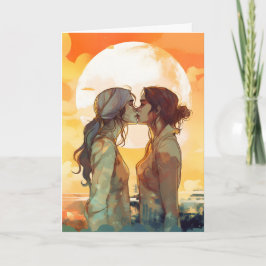 LGBTQ-älskande årsdagskort Kort