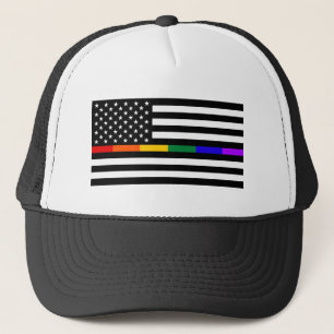 LGBTQ American Flagga Keps