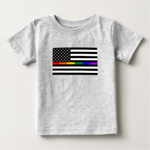 LGBTQ American Flagga T Shirt