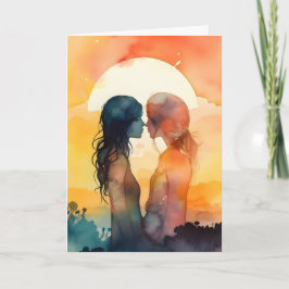 LGBTQ-årsdagskort för alla älskande på Alla hjärta Kort