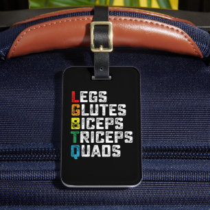 LGBTQ Ben Glutes Biceps Triceps Quads Funny Gym Bagagebricka