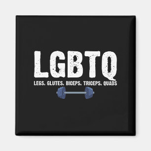 LGBTQ Ben Glutes Biceps Triceps Quads Gym Älskare Magnet