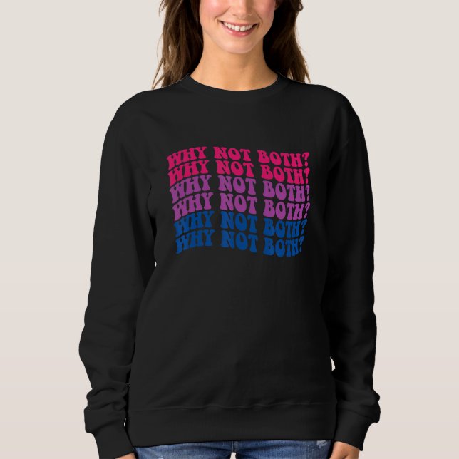 Lgbtq Bisexual Pride Bi Furious Varför inte båda T Shirt (Framsida)