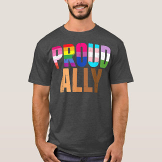 LGBTQ Black Pride Proud Ally Lesbisk Gay Bi Trans T Shirt