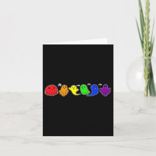 Lgbtq Boo Ghost Spooky Halloween Rainbow Gay Kort