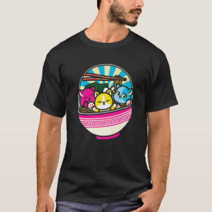 LGBTQ Djurs Lesbisk Katt Pansexual Flagga Pan-Prid T Shirt