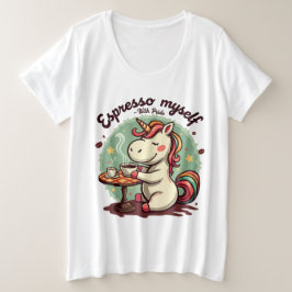 LGBTQ-encorn Espresso Myself T Shirt