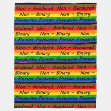 LGBTQ+ Favorite Person Fleece Blanket