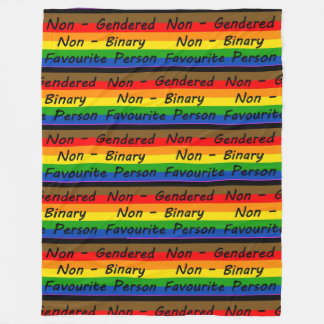 LGBTQ+ Favorite Person Fleece Blanket