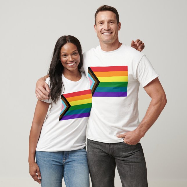 LGBTQ Flagga T-Shirt (Unisex)