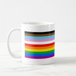 LGBTQ+ Förbistrifter för framsteg Kaffemugg