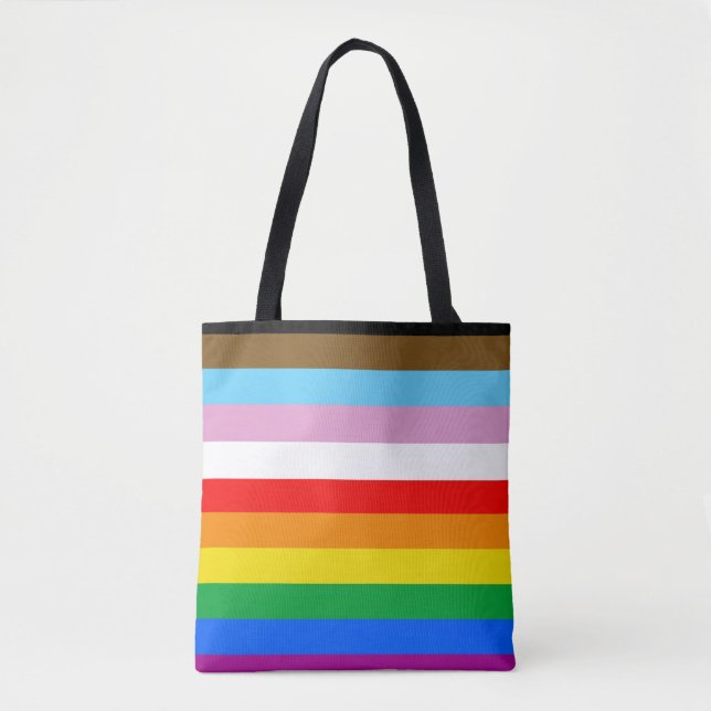 LGBTQ+ Förbistrifter för framsteg Tygkasse (Framsida)