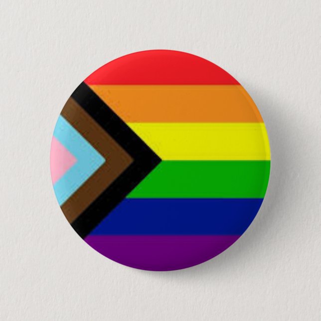 LGBTQ+ Framsteg Knapp Knappnål (Framsida)