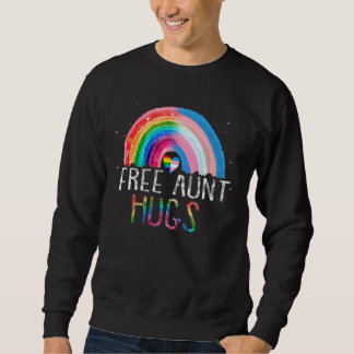 Lgbtq Free Moster Hugs Gay pride Lgbt Ally Rainbow Lång Ärmad Tröja
