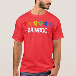 LGBTQ Gay pride Ghost Rainbow Rainboo Funny Hallow T Shirt