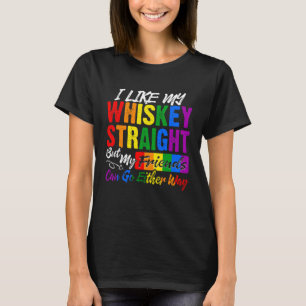 LGBTQ Gay som My Whiskey Rak Friends Pride P T Shirt