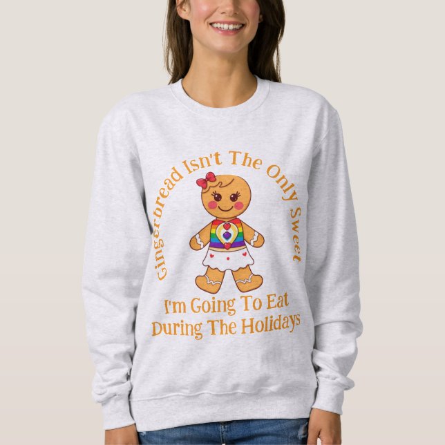 LGBTQ Gingertea Girl Helgdag Sweets T Shirt (Framsida)
