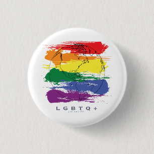 LGBTQ+ Global Proud AF Knapp
