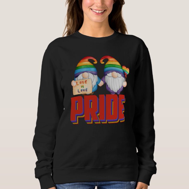 LGBTQ Gnome Pride Month 2023 Rainbow Gay Pride Par T Shirt (Framsida)