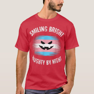 LGBTQ Halloween Transgender Jack o lantern Naughty T Shirt