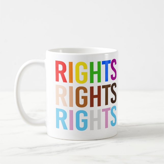 LGBTQ+-Höger Kaffemugg (Vänster)