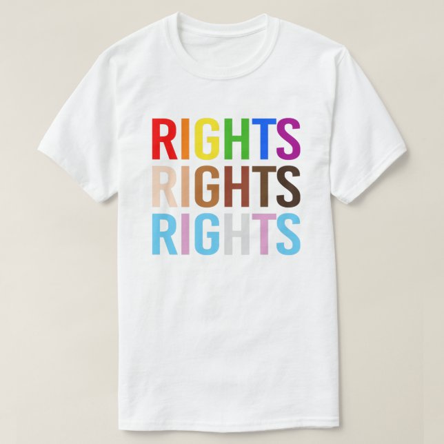 LGBTQ+-Höger T Shirt (Design framsida)