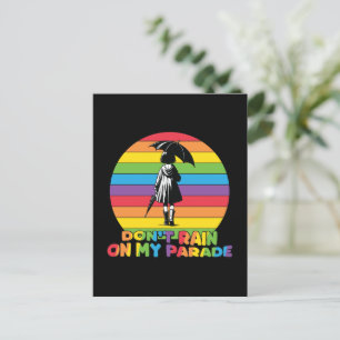 LGBTQ - Kasta inte på min Parad Vykort