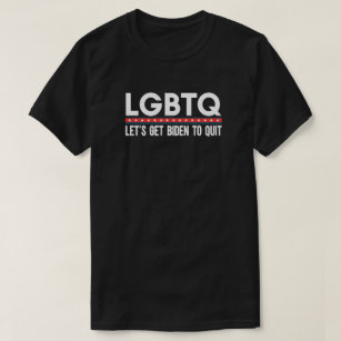 LGBTQ Låt oss att hämta Biden för att avsluta Anti T Shirt