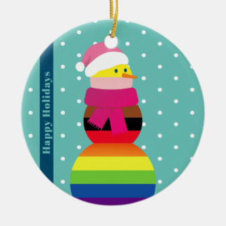 Lgbtq lgbtqia queer flagga christmas-gåva Ornament