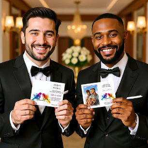 LGBTQ+ med fotot Regnbågslovfåglar Inbjudningar