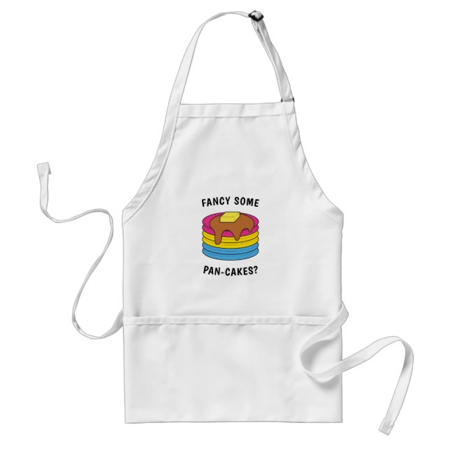 LGBTQ Pansexual Pride Finare vissa Pan-cakes Förkläde (Framsidan)