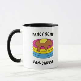 LGBTQ Pansexual Pride Finare vissa Pan-cakes Mugg