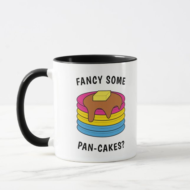 LGBTQ Pansexual Pride Finare vissa Pan-cakes Mugg (Vänster)