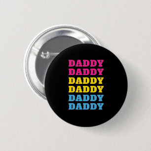LGBTQ: Pappa Pansexual Pride Pappa Fars dag Knapp