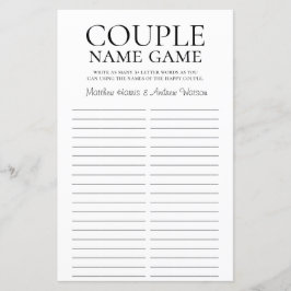 LGBTQ par Namn Game Rustic