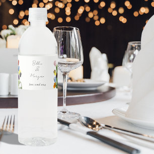 LGBTQ plus Tulips Flower Vattenflaskor Etikett