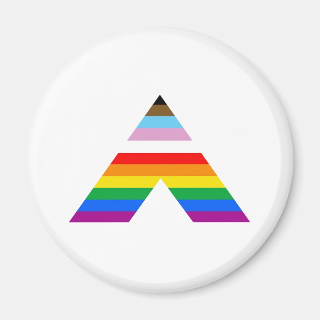 LGBTQ POC Ally Symbol Magnet (Framsidan)