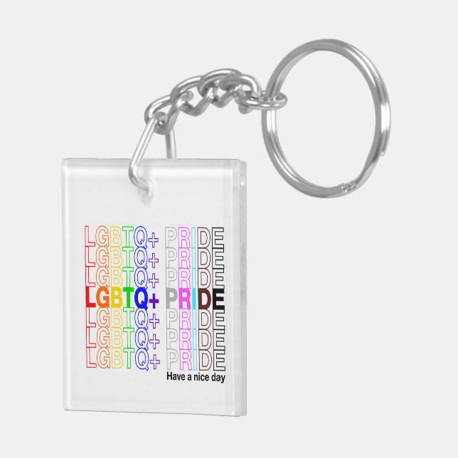 LGBTQ+-Pride Akryl (Höger Baksida)