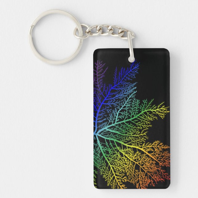 LGBTQ+-Pride - akryl-nyckelkedja (Framsidan)