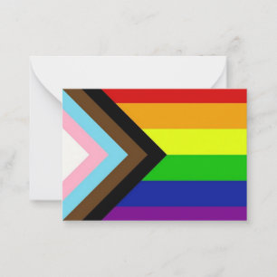 LGBTQ+-Pride Anteckningskort