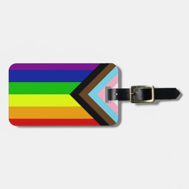 LGBTQ+-Pride Bagagebricka (Horisontell Framsida)