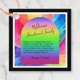 lgbtq pride bröllop gåvor etiketter