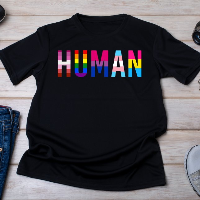 LGBTQ+ Pride Human T Shirt (Skapare uppladdad)