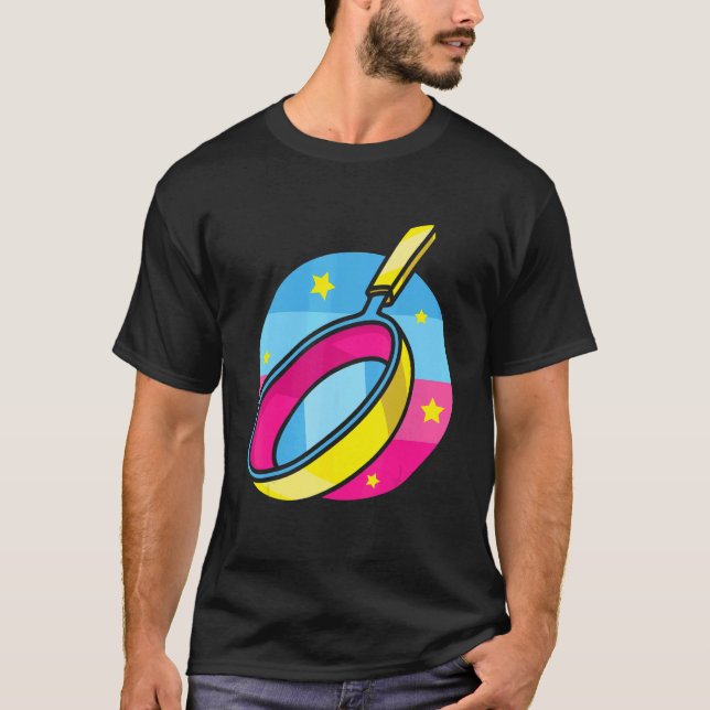 LGBTQ Pride Lesbian Gay Man Pansexual Rainbow T Shirt (Framsida)