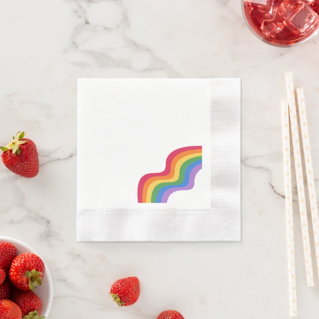 LGBTQ & Pride - Napkins för regnbåge Pappersservett (Insitu)