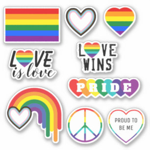 LGBTQ-Pride Pack Klistermärken