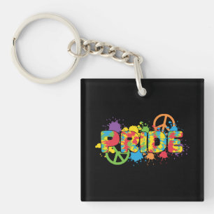 LGBTQ - Pride - Rainbow Färg Paint Stänk