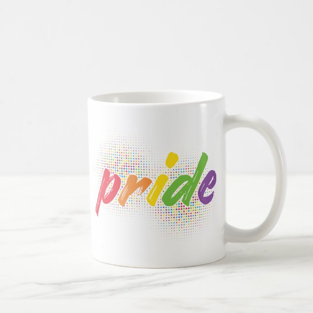 LGBTQ - Pride - Regnbåge Färg Kaffemugg (Höger)